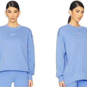 Nike Phoenix Fleece blue periwinkle crewneck sweatshirt
